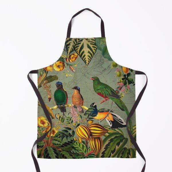 Item preview, Mystic Vintage Exotic Mystic Colorful Birds Jungle Nightgarden - Green designed and sold by UtArt.