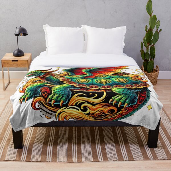 Aperçu de l'œuvre Fusion de tortues dragon mythiques – Art de créatures fantastiques créée et vendue par Nauert's.