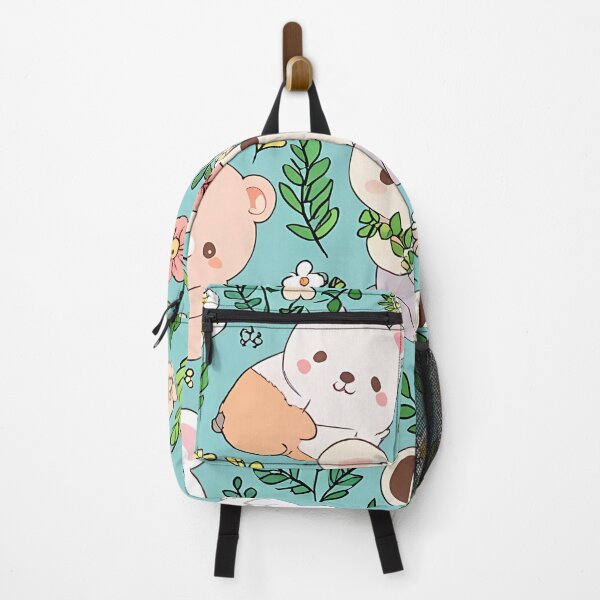 Item preview, Kawaii Animals Floral Pattern Mint designed and sold by Spicex2.