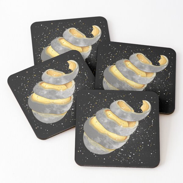 Item preview, Potato Moon – Whimsical Starry Night Sky Art designed and sold by Zakrytos ★★★★★.