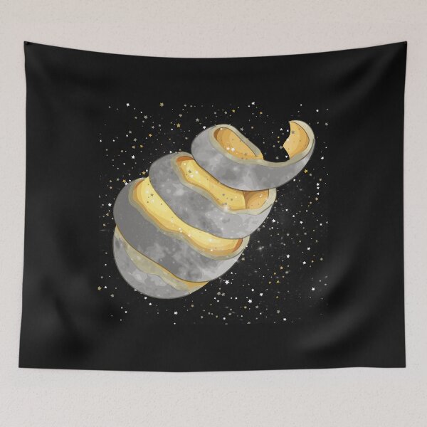 Item preview, Potato Moon – Whimsical Starry Night Sky Art designed and sold by Zakrytos ★★★★★.