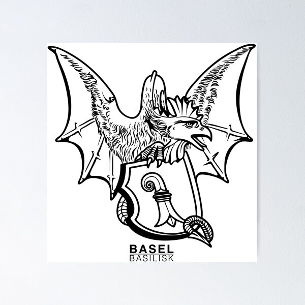 Item preview, Basilisk of Basel designed and sold by With Love From Basel.
