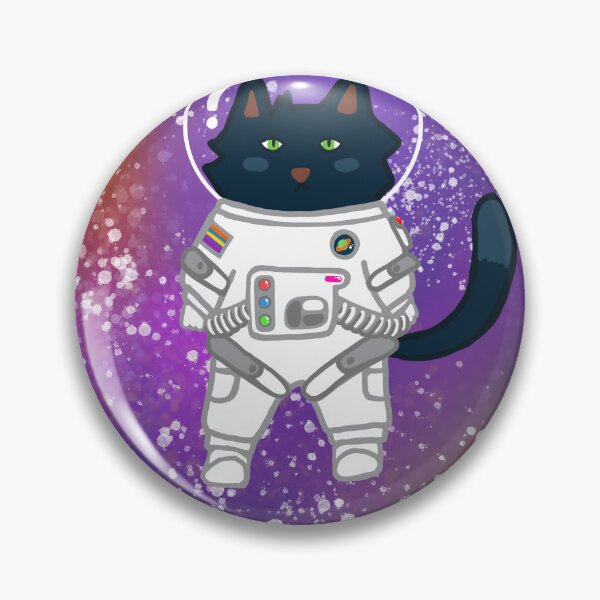 Item preview, Astronaut cat designed and sold by motzydivine.