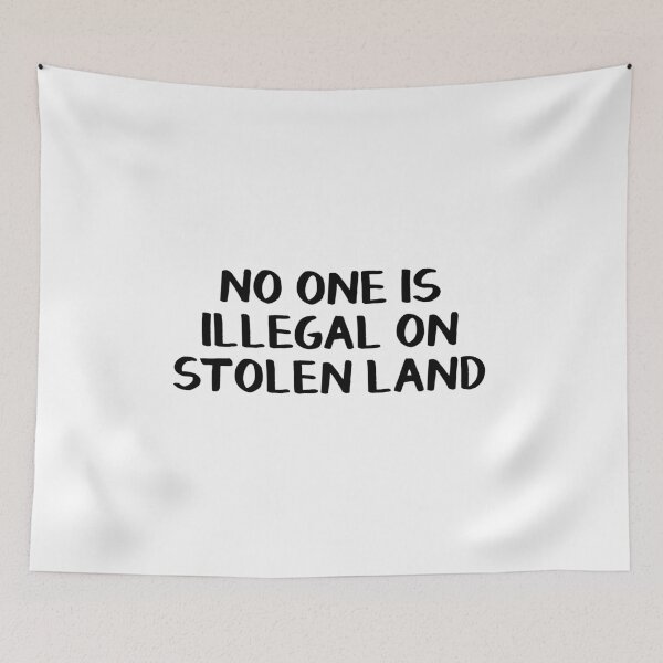Item preview, No one is illegal on stolen land designed and sold by allthetees.