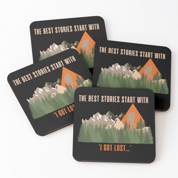 Item preview, The Best Stories Start with ‘I Got Lost’ designed and sold by KaBaRen.