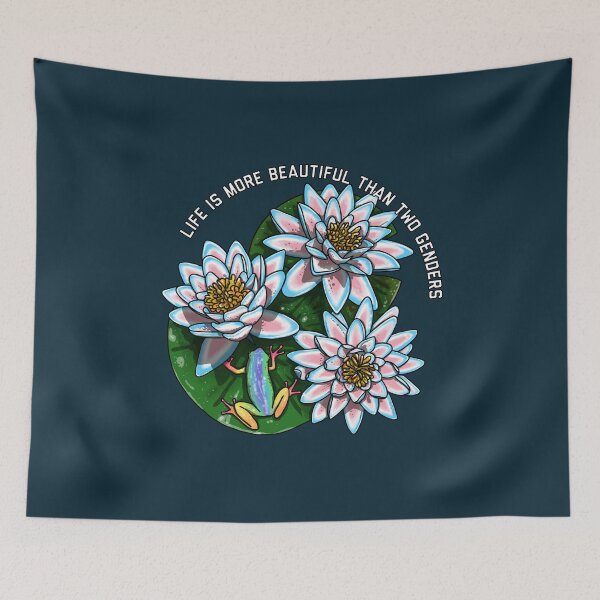 Item preview, Life Is More Beautiful Than Two Genders designed and sold by Art by Veya.