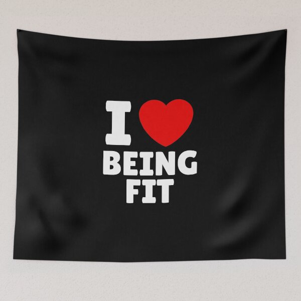 Item preview, I Love Being Fit designed and sold by Itsheartshop.