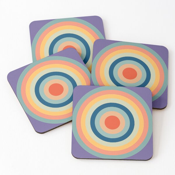 Item preview, Modern Retro Colors Circle Shape Art designed and sold by Cheeky Lounge.