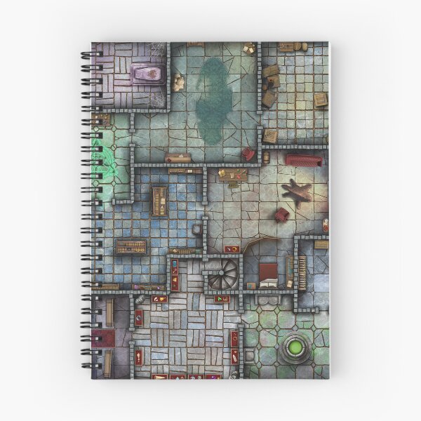 Item preview, Mapa de juego de rol de fantasía y aventuras Dungeon Delve designed and sold by LokeLabs.
