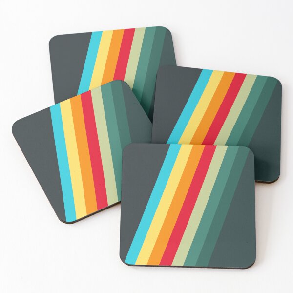 Item preview, Bright and Colorful Slanted Rainbow Stripes  designed and sold by Cheeky Lounge.