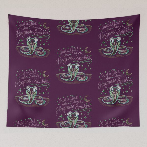 Item preview, Just a girl who loves hognose snakes designed and sold by MadCatPrints.