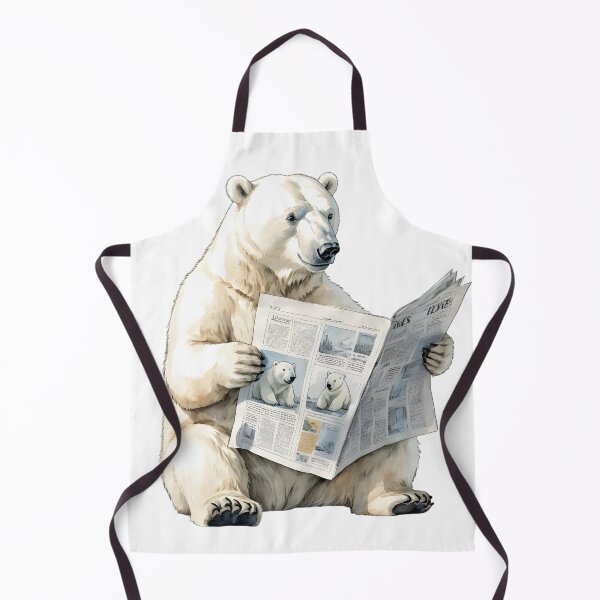 Item preview, Polar Bear News Reader designed and sold by vivian011425.