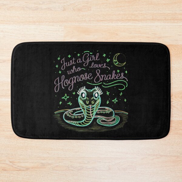 Item preview, Just a girl who loves hognose snakes designed and sold by MadCatPrints.