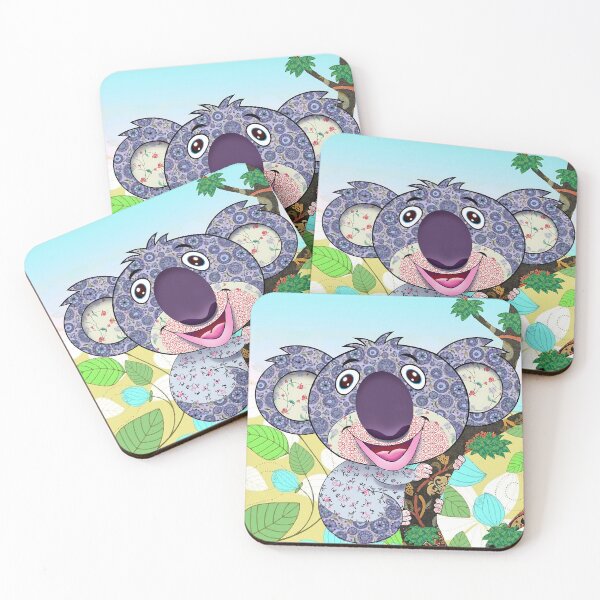 Item preview, Adorable Patterned Koala Illustration - Perfect for Kids and Nature Lovers designed and sold by Psycho-Crazy.