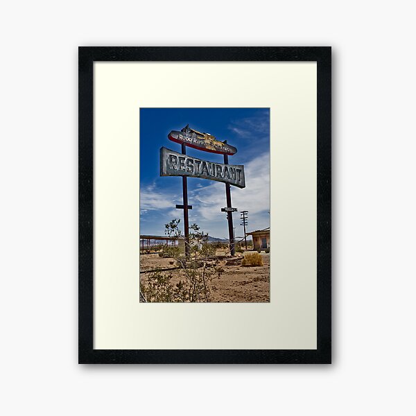 Road Runner Resturant Framed Art Print