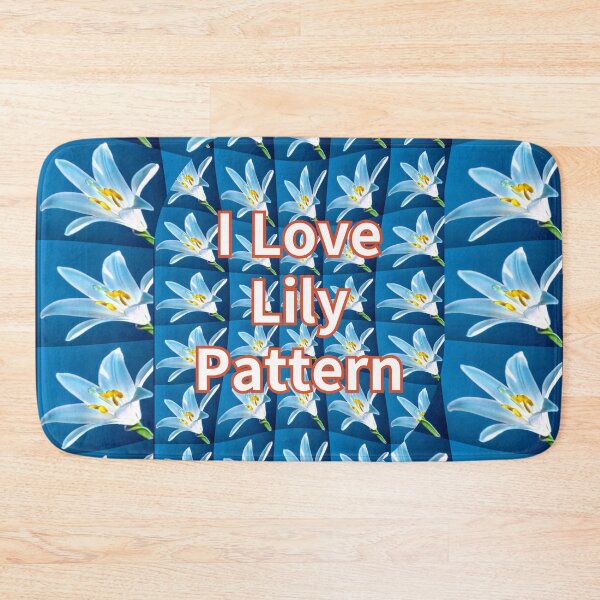 Item preview, Lovely White Lily Pattern designed and sold by Patternflower.