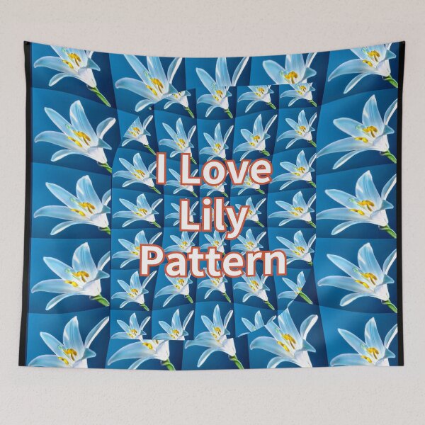 Item preview, Lovely White Lily Pattern designed and sold by Patternflower.