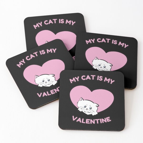 Item preview, MY CAT IS MY VALENTINE designed and sold by HugSomeNettles.
