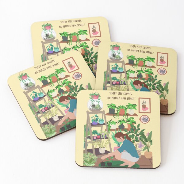 Item preview, "Every Step Counts, No Matter How Small" Print designed and sold by ArtistryBooth.
