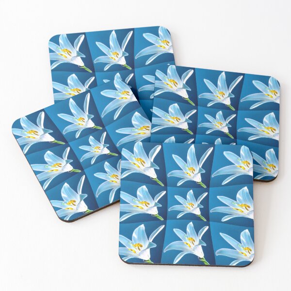 Item preview, Lovely White Lily Pattern designed and sold by Patternflower.