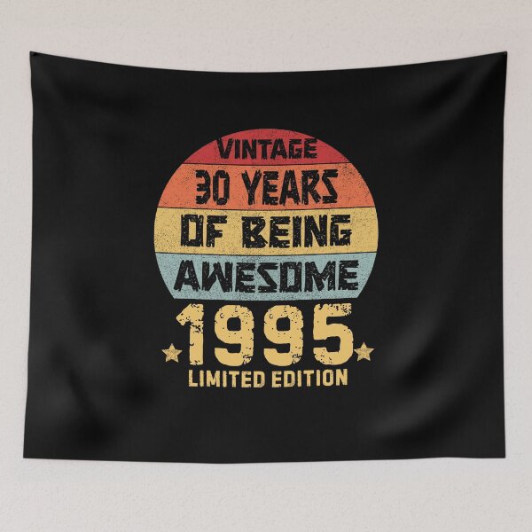 Item preview,  Vintage 1995 Limited Edition 30 Years of Being Awesome 30s Birthday Retro designed and sold by Guess4best.