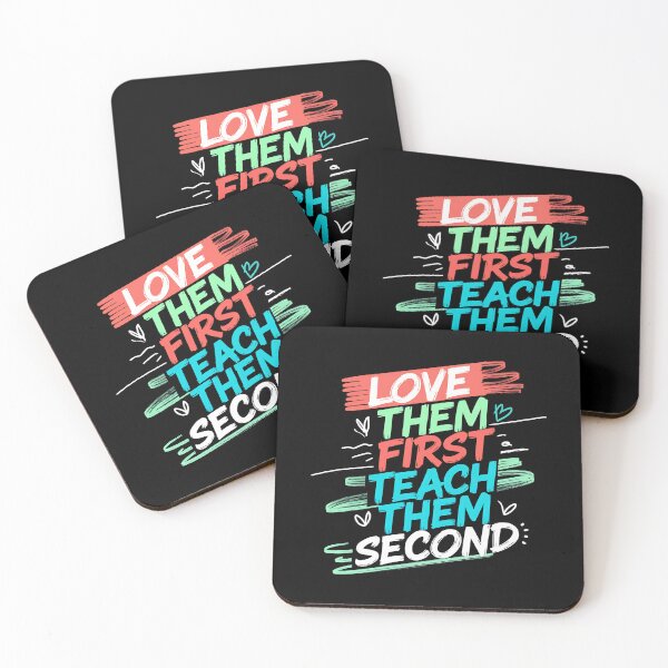 Item preview, Love Them First, Teach Them Second Teacher valentines - A perfect gift for teachers, educators, and mentors who want to celebrate the love and dedication they put into teaching every day. designed and sold by ZyziowskyArt.
