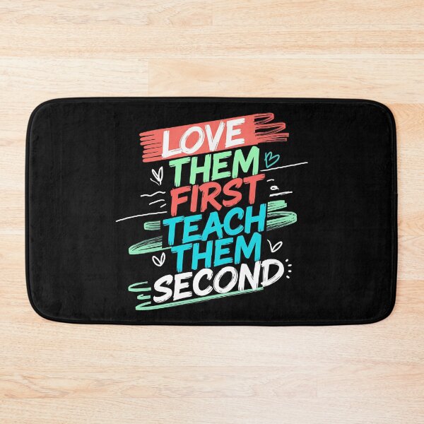 Item preview, Love Them First, Teach Them Second Teacher valentines - A perfect gift for teachers, educators, and mentors who want to celebrate the love and dedication they put into teaching every day. designed and sold by ZyziowskyArt.