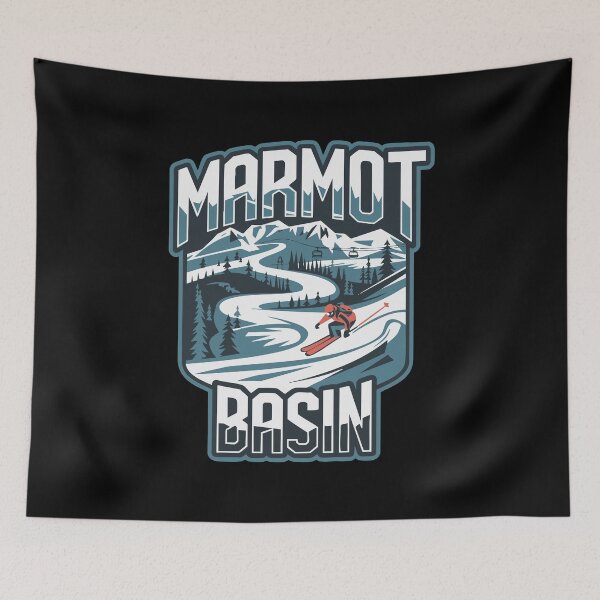 Item preview, Marmot Basin - Vintage Retro Sticker designed and sold by skiprender.