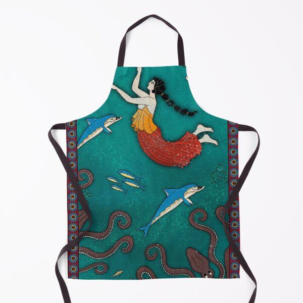 Item preview, Minoan Fresco in Marine Style designed and sold by Ancient-Tales.