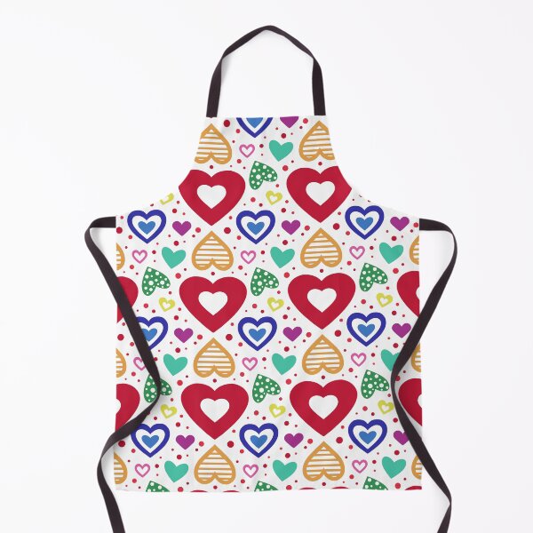 Item preview, Valentine's hearts pattern multicolor designed and sold by AriLady.