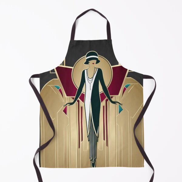 Item preview, Flapper Girl. 1920's Art Deco design. designed and sold by Shoot-The-Moon.