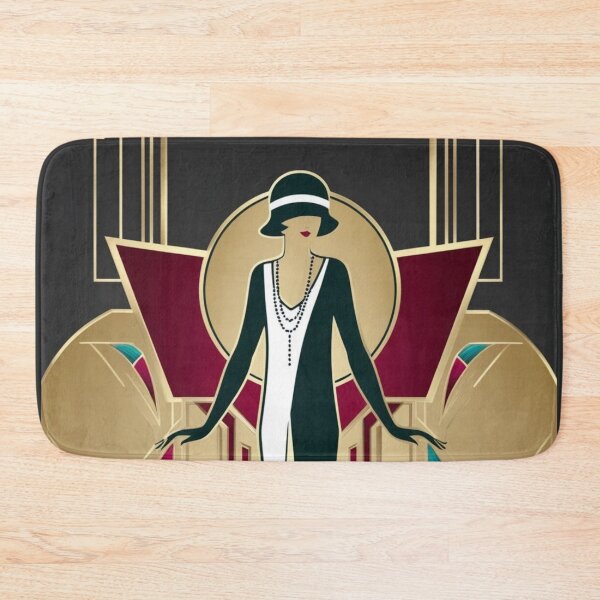 Item preview, Flapper Girl. 1920's Art Deco design. designed and sold by Shoot-The-Moon.