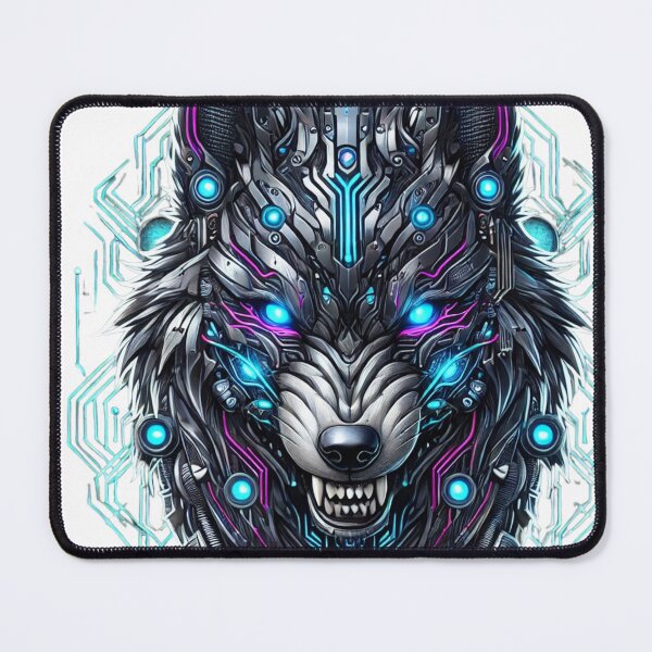Item preview, Cybernetic Wolf - Futuristic Biomechanical Design designed and sold by Nauert's.