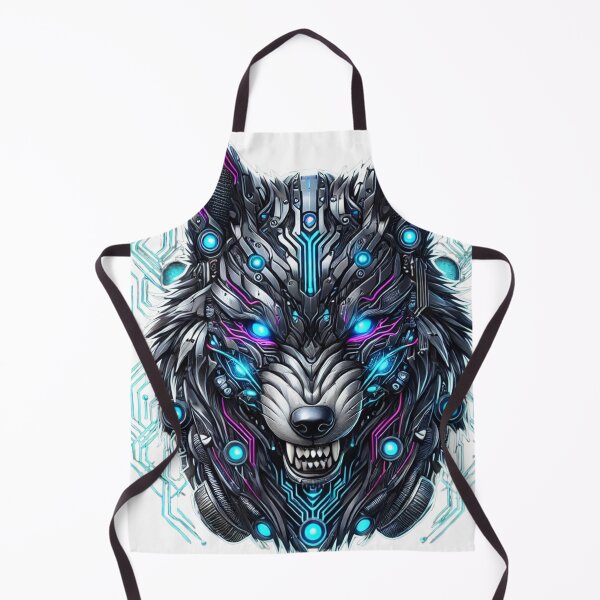 Item preview, Cybernetic Wolf - Futuristic Biomechanical Design designed and sold by Nauert's.