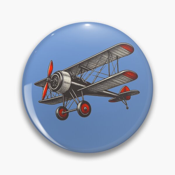 Item preview, Airplane Biplane designed and sold by Wild-way Art.