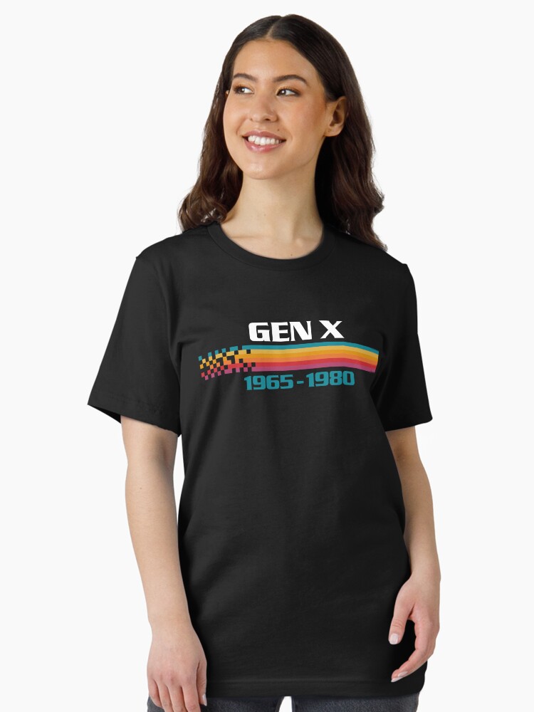 Thumbnail 2 of 7, Essential T-Shirt, Generation X 1965 to 1980 Vintage Stripes designed and sold by therocketman.