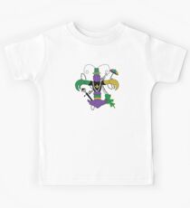 Mardi Gras Crawfish Fleur de Lis Kids Tee