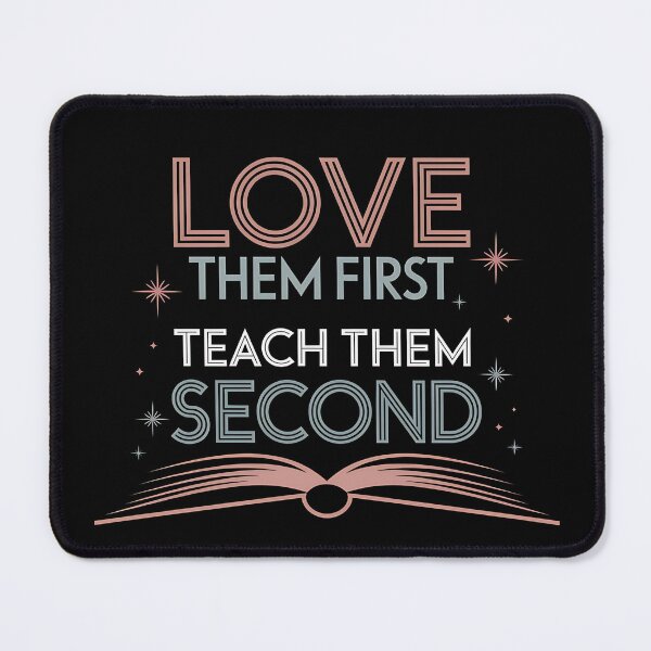 Item preview, Love Them First, Teach Them Second Teacher valentines - A perfect gift for teachers, educators, and mentors who want to celebrate the love and dedication they put into teaching every day. designed and sold by ZyziowskyArt.
