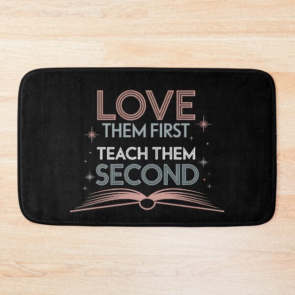 Item preview, Love Them First, Teach Them Second Teacher valentines - A perfect gift for teachers, educators, and mentors who want to celebrate the love and dedication they put into teaching every day. designed and sold by ZyziowskyArt.