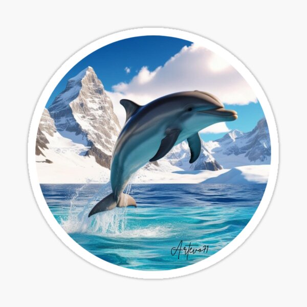 Item preview, „Gleiten des frostgebundenen Delphins“ designed and sold by Artevo71.