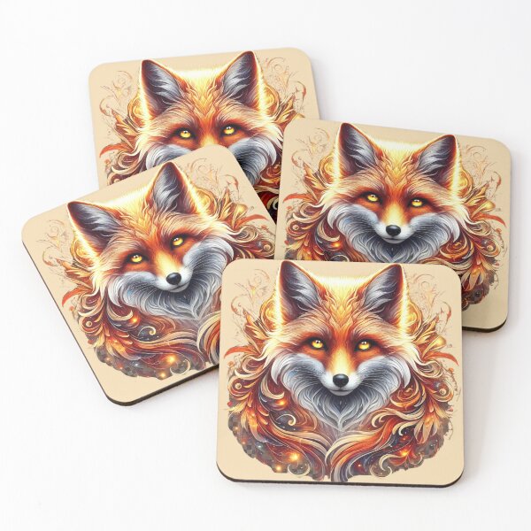 Item preview, Mystical Fox - Enchanting Fantasy Spirit Animal designed and sold by Nauert's.
