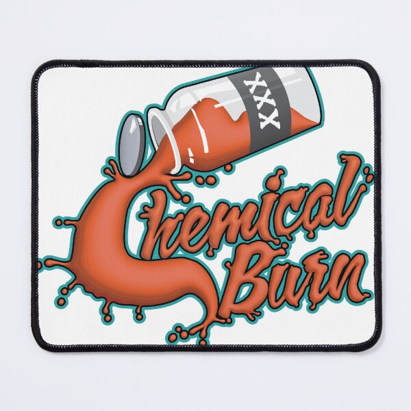 Item preview, Copy of Chemical Burn Illustration Red/Teal designed and sold by RarebirdRobo.