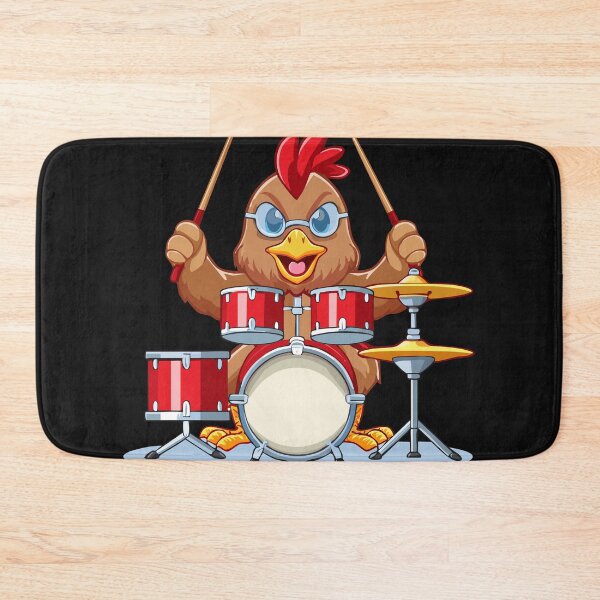 Item preview, Angry Chicken Playing Drums designed and sold by Gnfree.