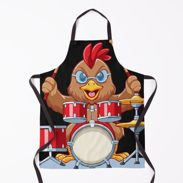 Item preview, Angry Chicken Playing Drums designed and sold by Gnfree.