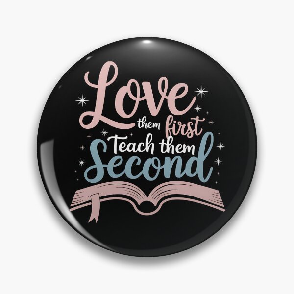Item preview, Love Them First, Teach Them Second Teacher valentines - A perfect gift for teachers, educators, and mentors who want to celebrate the love and dedication they put into teaching every day. designed and sold by ZyziowskyArt.