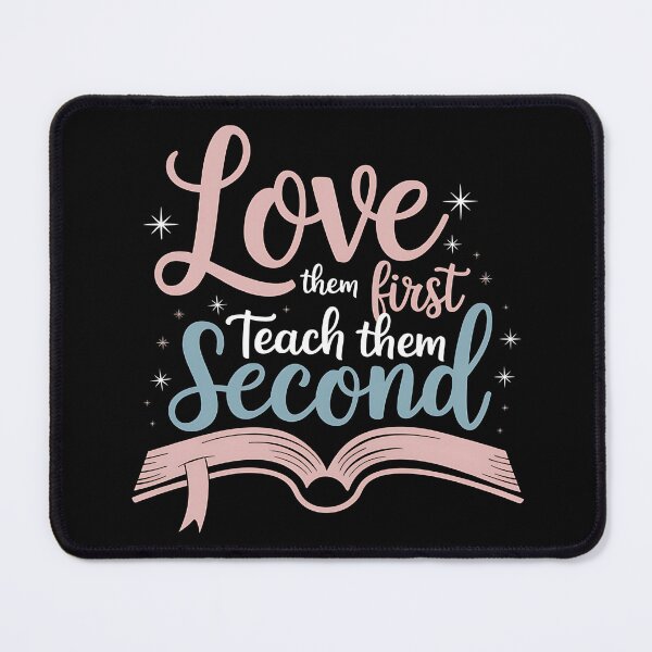 Item preview, Love Them First, Teach Them Second Teacher valentines - A perfect gift for teachers, educators, and mentors who want to celebrate the love and dedication they put into teaching every day. designed and sold by ZyziowskyArt.