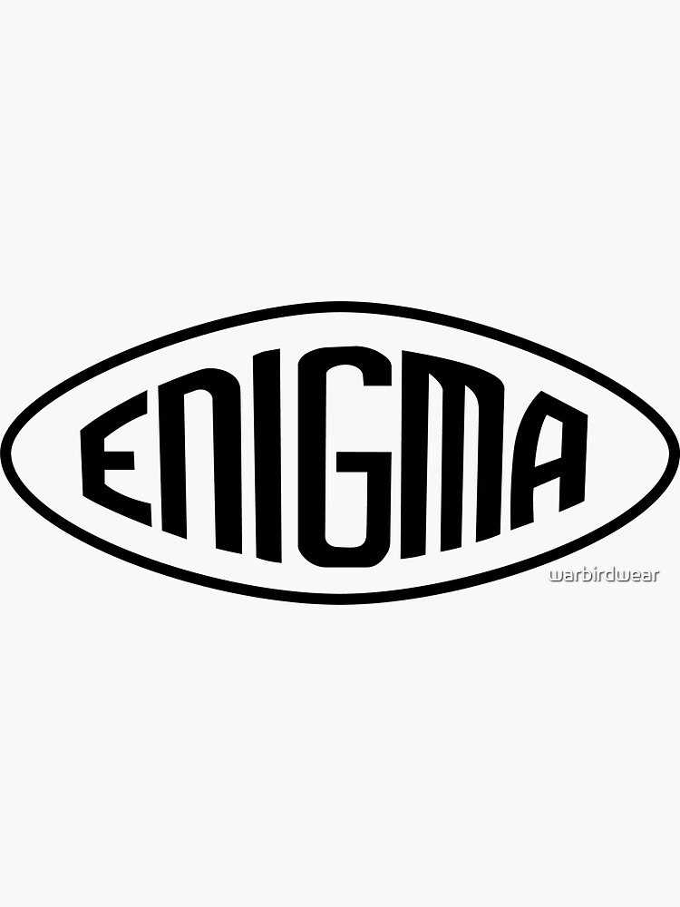 Enigma Machine Logo (Black) by warbirdwear