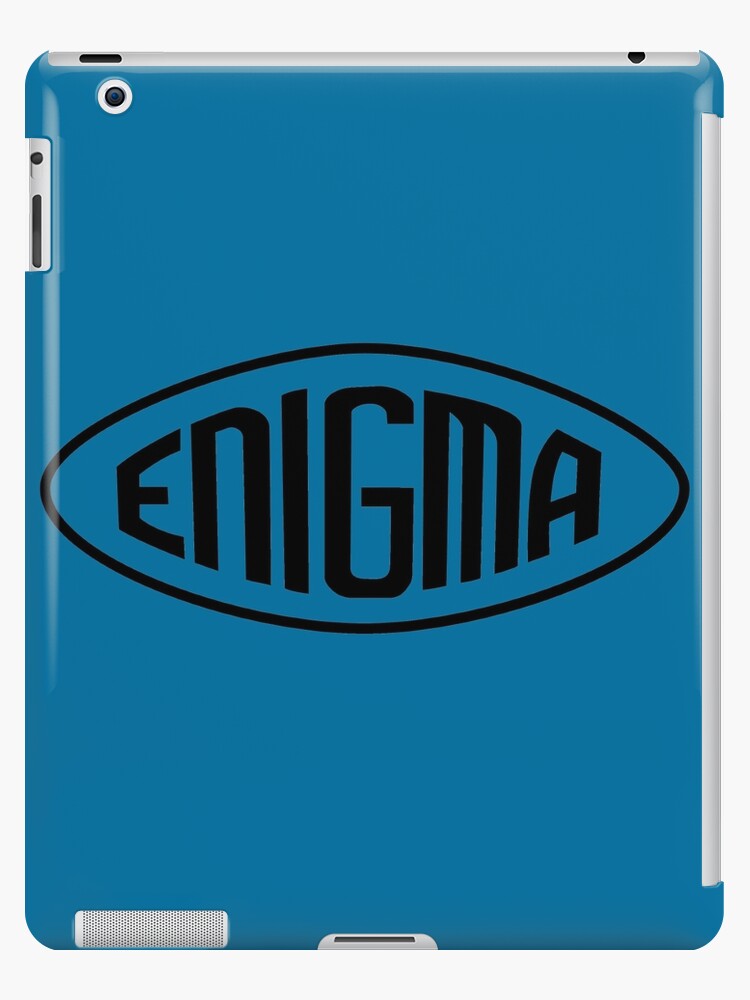 Enigma Machine Logo Black Ipad Case Skin By Warbirdwear Redbubble