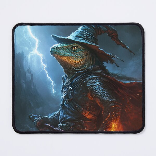 Item preview, Sword And Sorcery Magical Iguana designed and sold by RockFireMerch.
