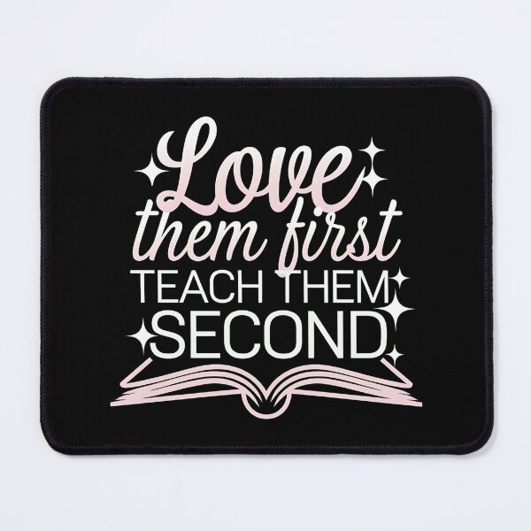 Item preview, Love Them First, Teach Them Second Teacher valentines - A perfect gift for teachers, educators, and mentors who want to celebrate the love and dedication they put into teaching every day. designed and sold by ZyziowskyArt.